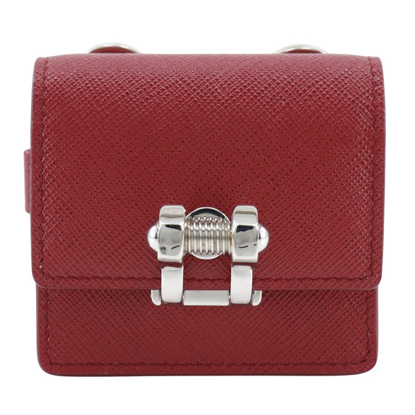 [PRADA]PRADA ShoulderPouch Shoulder Bag Pochette 2ZH097 Safiano Red Diagonal Hanging Flap SHOULDER POUCH Ladies A-Rank