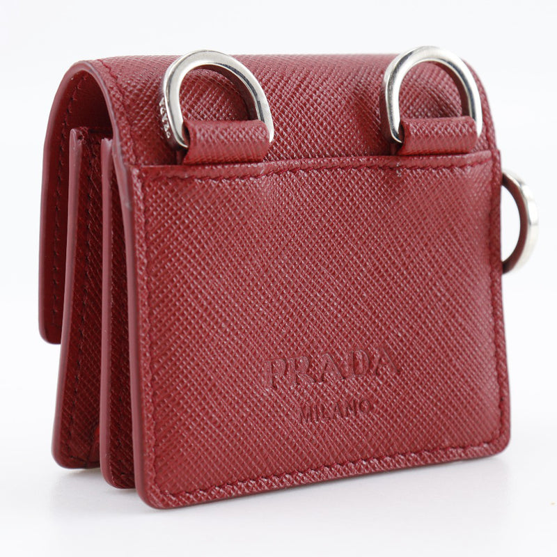 [Prada]PRADA 肩袋肩带POCHETTE 2ZH097 SAFIANO红色对角线吊带肩袋女士A级