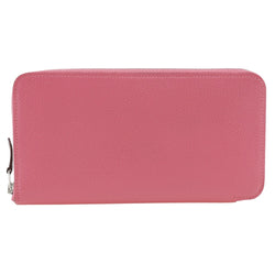 [HERMES] Hermes 
 Azaplong Silquin Purse
 Epsom Rose Azare Raspberry Pink C stamp Fastener AZAP LONG SILK INN Ladies A-Rank