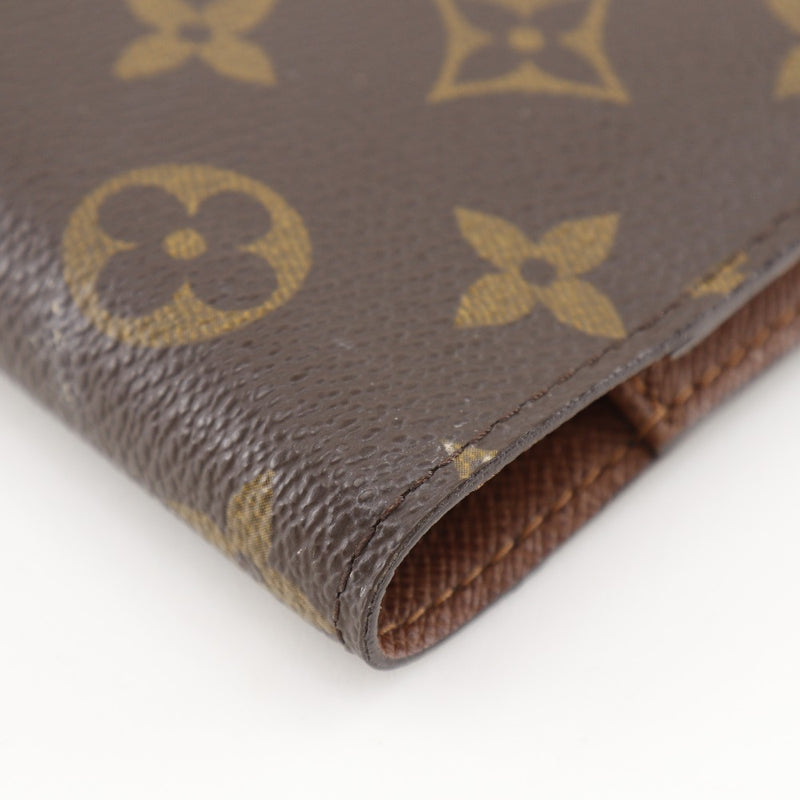 【LOUIS VUITTON】ルイ・ヴィトン
 アジェンダPM 手帳カバー
 R20005 モノグラムキャンバス 茶 CA0015刻印 スナップボタン Agenda PM ユニセックス