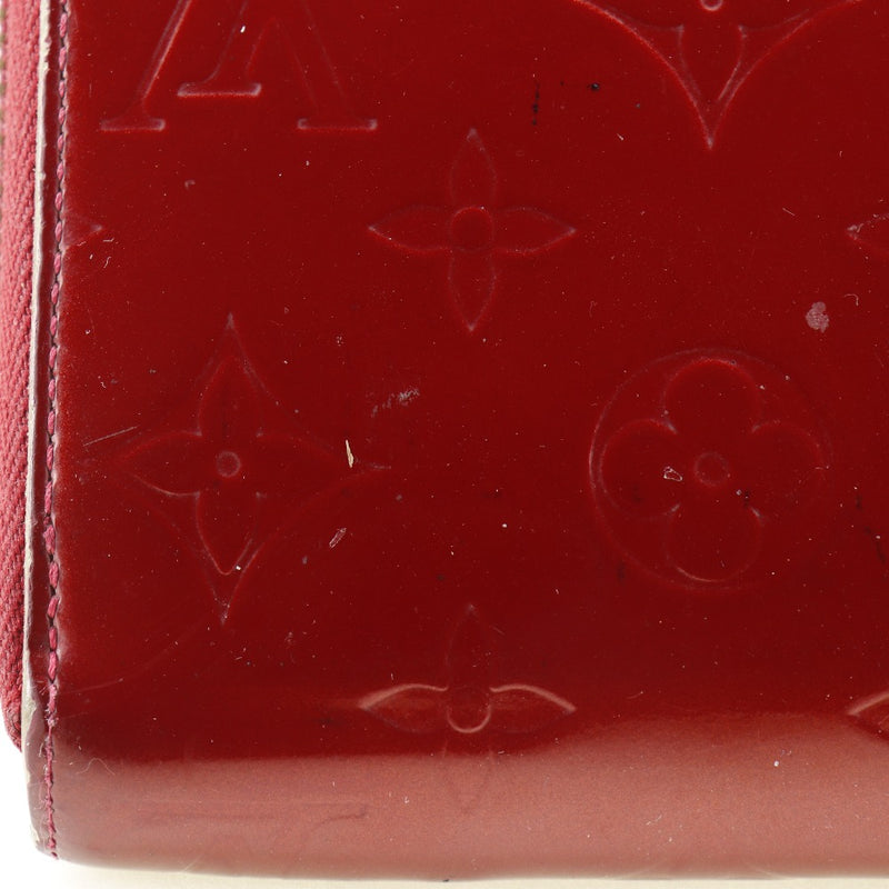 [Louis Vuitton] Louis Vuitton Ballet Zippy Old Long Wallet Monogram Verni Red Ca4170 Stamp Zippy Wallet Old Dames B-Rank