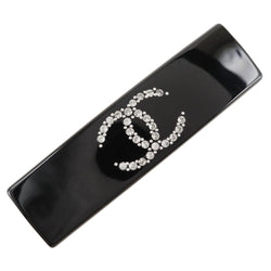 [CHANEL] Chanel COCO Mark Valletta PlatStick x Rhinestone Black 08p engraved COCO Mark Ladies