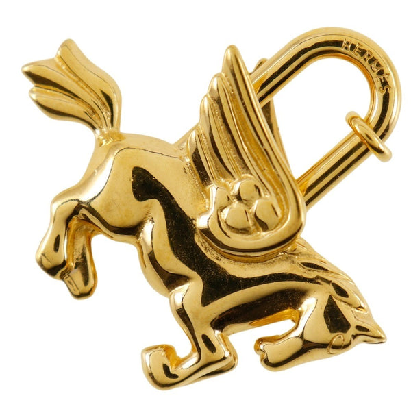 [HERMES] Hermes 
 Pegasus Cadena 
 Plated Gold PEGASUS Unisex