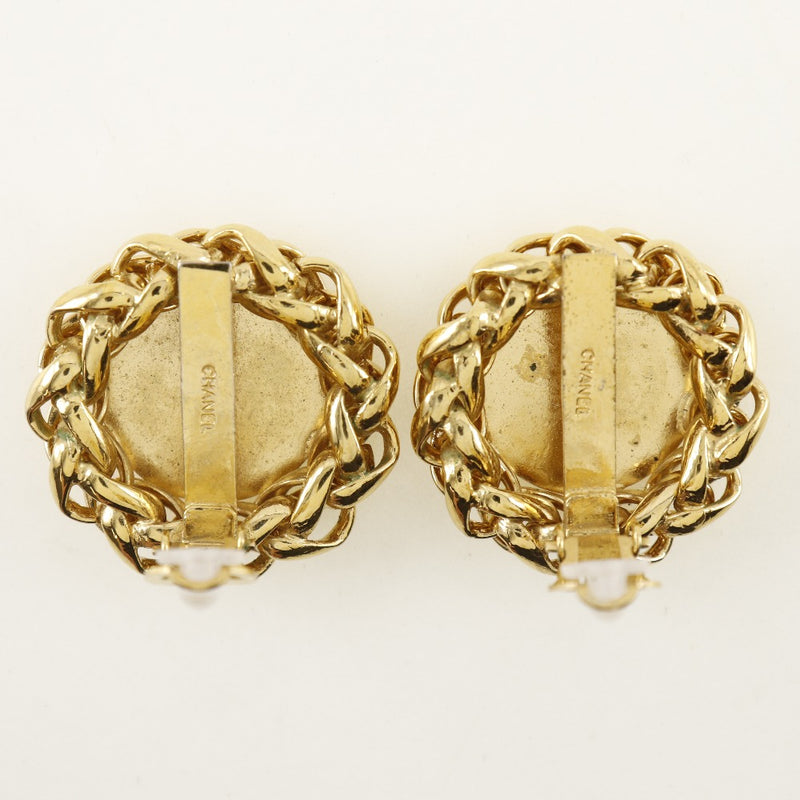 [CHANEL] Chanel 
 Inaho motif Earring
 Vintage Plated Gold Approximately 50.0g Rice MOTIF Ladies