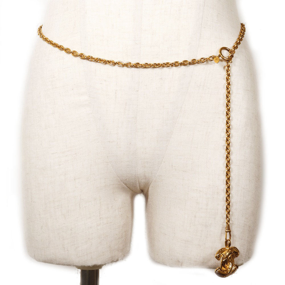 CHANEL】シャネル チェーンベルト ベルト ココマーク ヴィンテージ