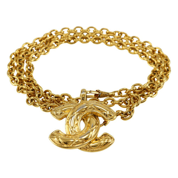 [Chanel] Chanel 
 Courroie de chaîne 
 Coco Mark vintage Gold Placing Chain Belt Dames