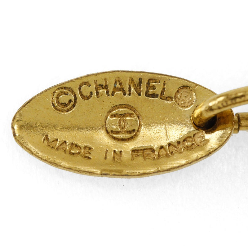 [Chanel] Cinturón de la cadena de Chanel COCO Mark Damas de la cadena de placas de oro vintage