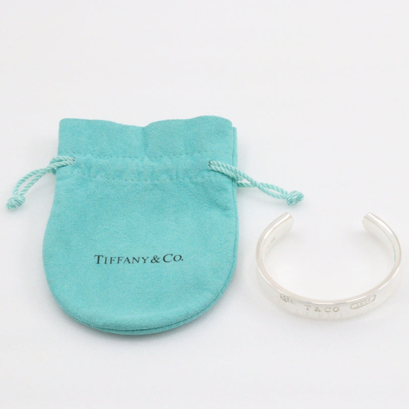 [Tiffany & co.]TIFFANY&Co. 1837 Silver de brazalete estrecho 925 aproximadamente 42.0G 1837 Damas estrechas A-Rank