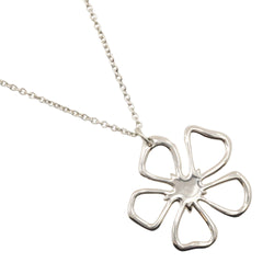 [Tiffany & CO.] Collier de fleur Tiffany Silver 925 Fleur d'environ 8,4 g de farine A-Rank