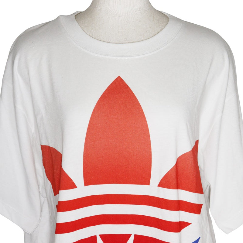 [Gucci] Gucci adidas collaboration à manches courtes t -shirt coton blanc adidas collaboration unisex a + rang