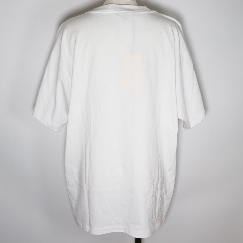 [GUCCI] Gucci 
 Adidas Collaboration Short Sleeve T -shirt 
 Cotton White Adidas Collaboration Unisex A+Rank