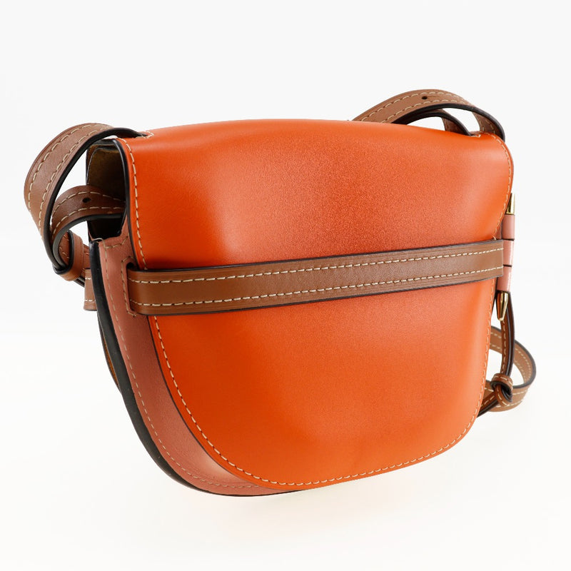 [Loewe] Loebe Gate Small Shoulder Bag 321.54.T20 Ternero Naranja/Puerta de aleta diagonal de color rosa Damas pequeñas A-Rank