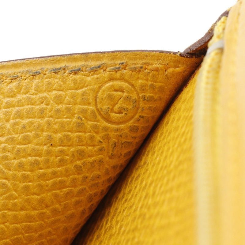 [HERMES] Hermes Bean Purse Courchevel Yellow/goldHardware 〇Z engraved beltHardware Bean ladies