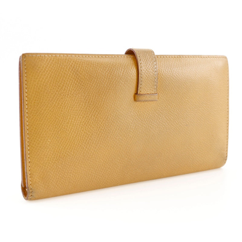 [HERMES] Hermes Bean Purse Courchevel Yellow/goldHardware 〇Z engraved beltHardware Bean ladies