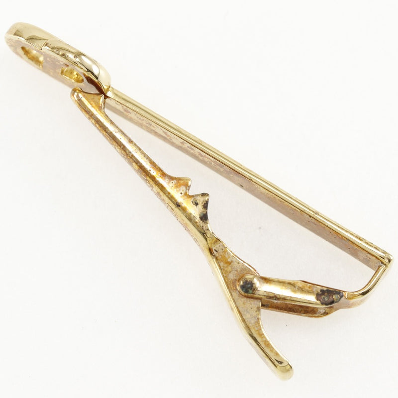 [Dior] Christian Dior CD Tie pin Vintage Plated Gold CD men's