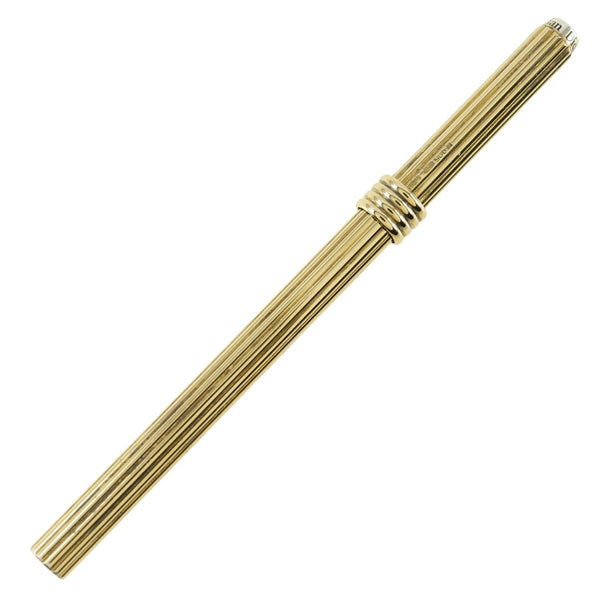 [Dior] Christian Dior Ballpoint Pen Plated Gold Open_