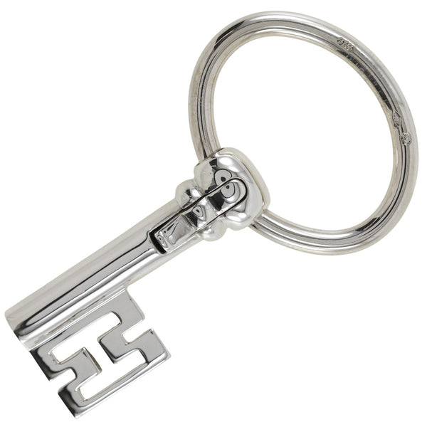 [Hermes] Hermes Curiojite Keychain Key Motif x Ag800 Silver Car Turkey Curiotite Unisexe