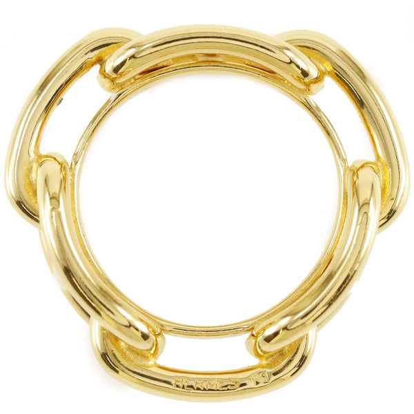 [HERMES] Hermes Chaine d’Ancre Scarf Ring Plated Gold Chaine D'Ancre Ladies