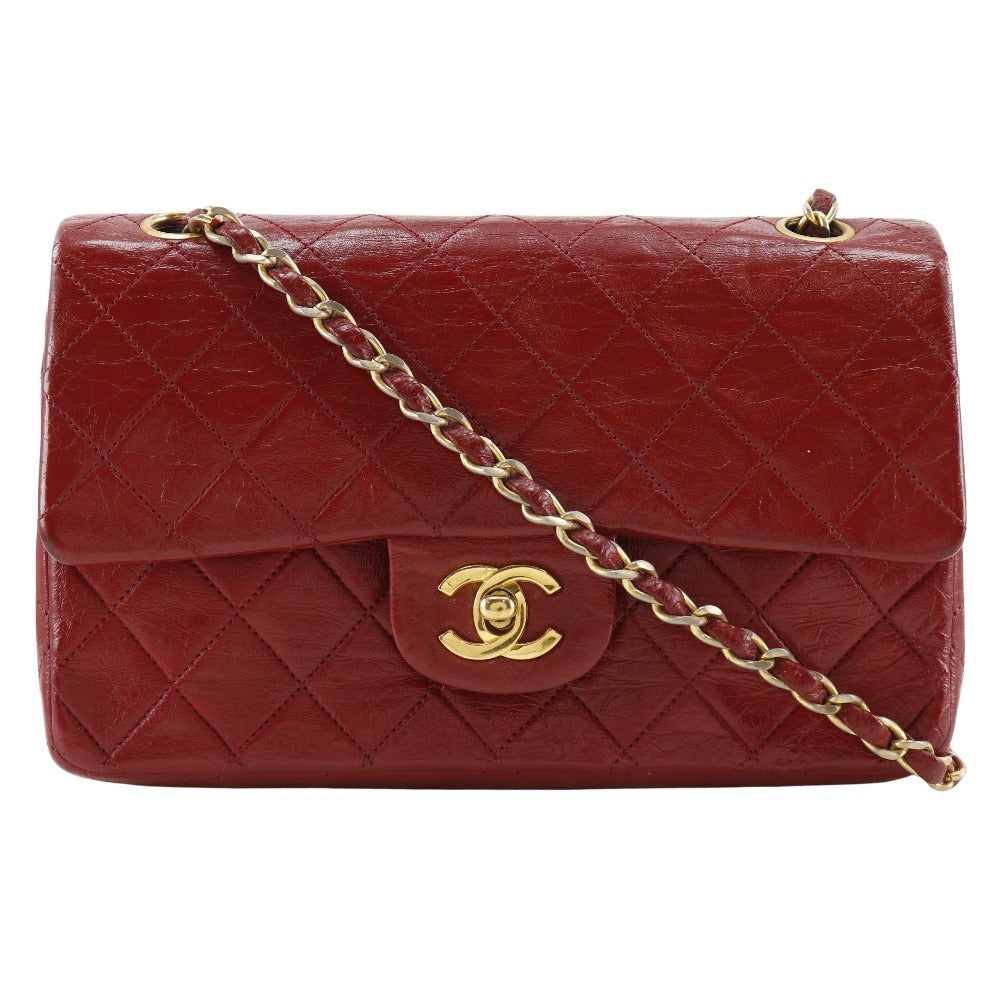 シャネル マトラッセ ラムスキン ターンロック チェーン ショルダーバッグ CHANEL】シャネル チェーンショルダー ショルダーバッグ マトラッセ