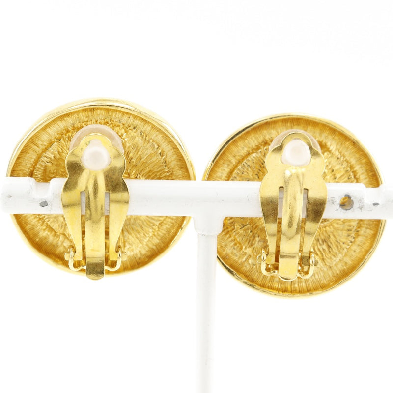 [CHANEL] Chanel COCO Mark Earring Vintage Plated Gold Approximately 21.6g Coco Mark Ladies