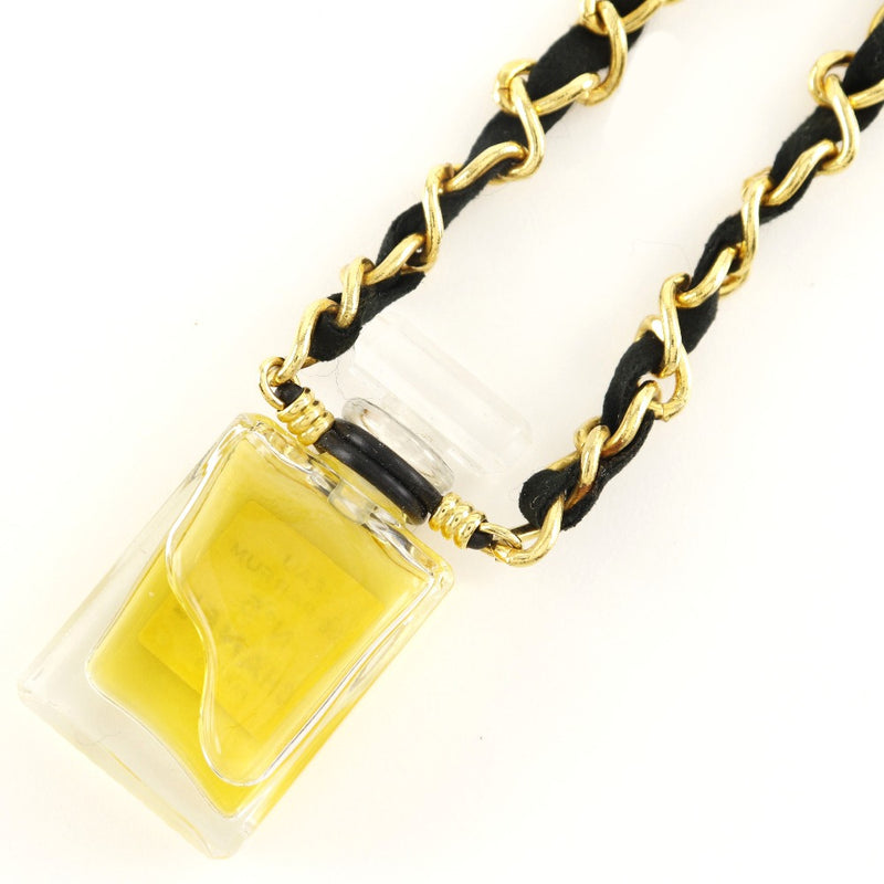 [CHANEL] Chanel Perfume Bottle Necklace No.5 Plated Gold Approximately 55.5g Perfume Bottle Ladies