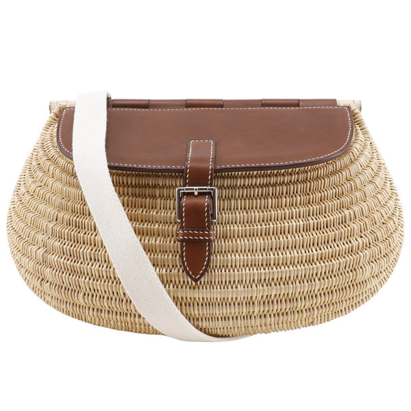 [Hermes] Bolsa de hombro de cesta de pesca Hermes