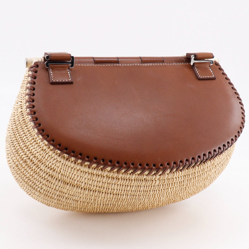 [Hermes] Bolsa de hombro de cesta de pesca Hermes