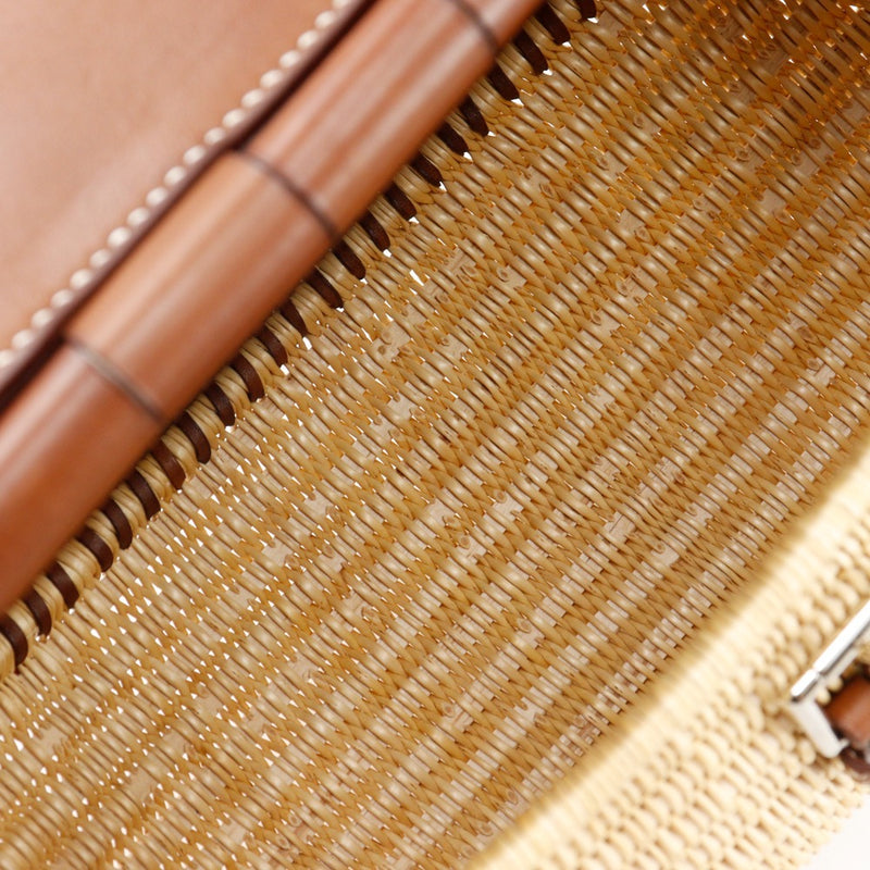 [Hermes] Bolsa de hombro de cesta de pesca Hermes