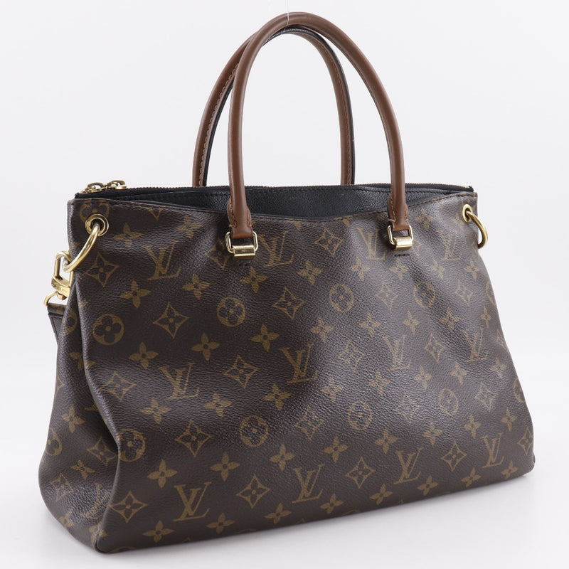 【美品】ルイヴィトン　モノグラム　パラス　ショルダーバッグ　ハンドバッグ　茶 パラス（LOUIS VUITTON） 【返品OK】【美品】ルイ ヴィトン パラス
