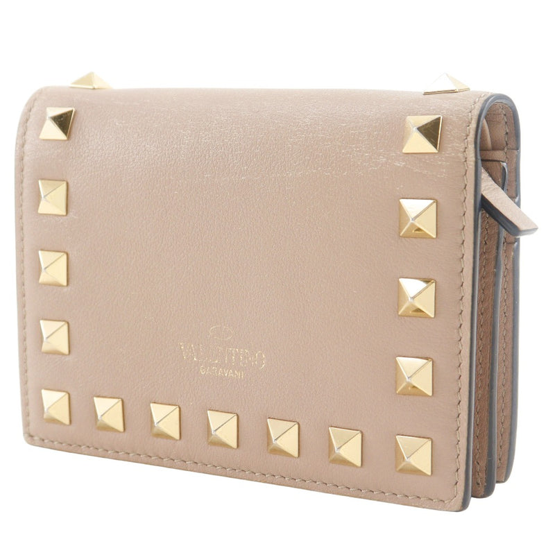 [VALENTINO GARAVANI] Valentino Garavani Rock Studs Small Wallet Bi-Fold Wallet
 WW2P0P39BOL