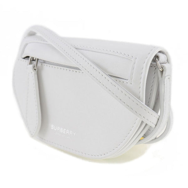 [Burberry] Burberry 
 Olympia Mini Shoulder Bag de hombro 
 Cuero blanco imán diagonal tipo olympia mini hombro damas un rango