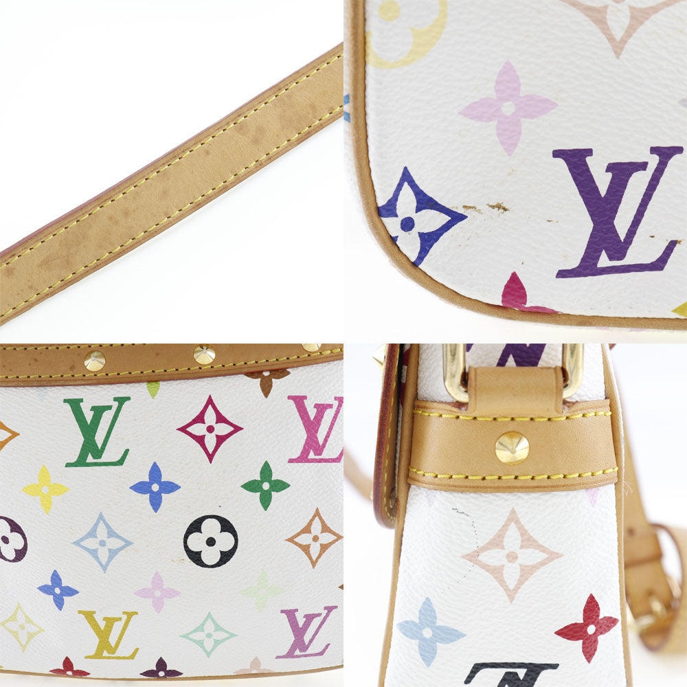 LOUIS VUITTON】ルイ・ヴィトン ソローニュ ショルダーバッグ M92661 モノグラムマルチカラー 白 VI0014刻印 斜め –  KYOTO NISHIKINO