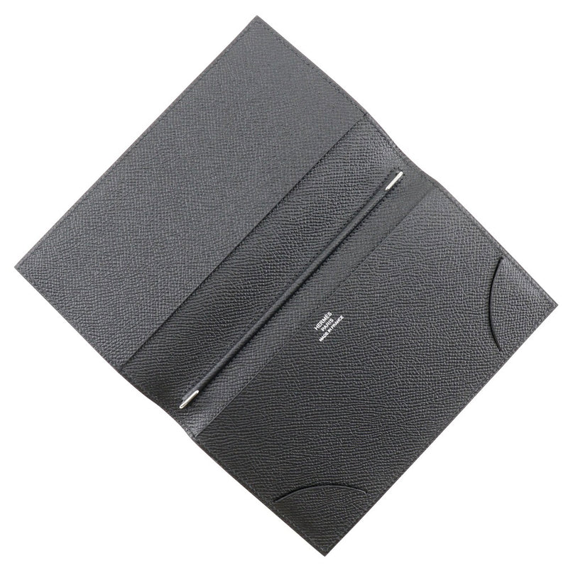 [HERMES] Hermes 
 Agenda notebook cover 
 Vision 2016 Vo Epson Black T engraved AGENDA Unisex S rank