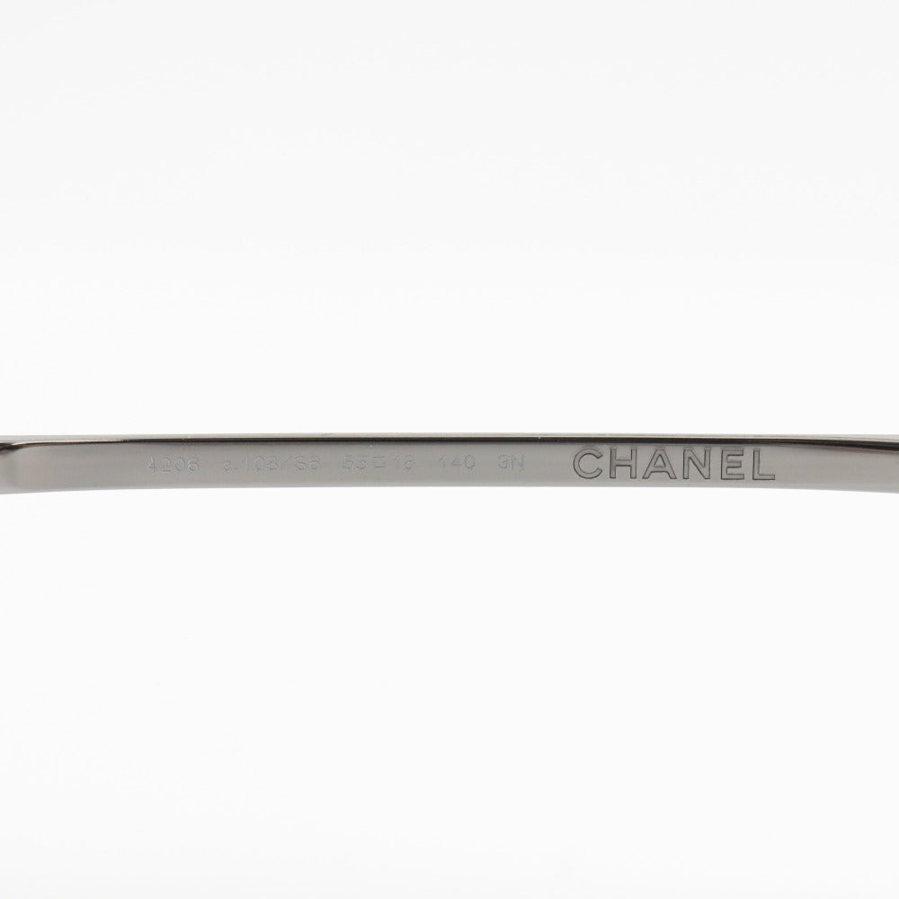 シャネルサングラス4206 シャネル 4206 ココマーク サングラス GP ブラック×シルバー