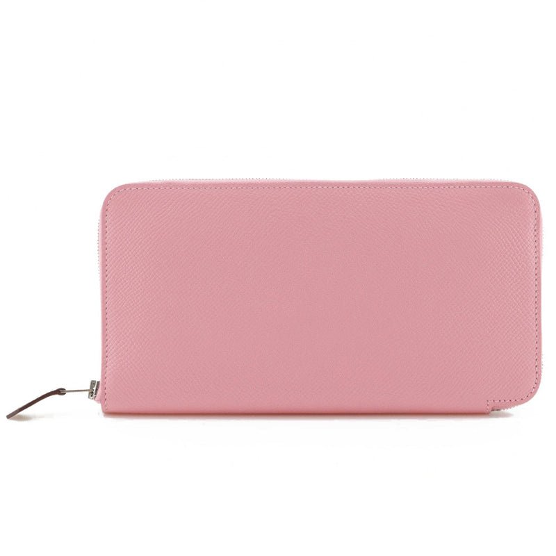 [Hermes] Hermes Azap Silk en long portefeuille long Vaugh Epson x Silk Rose Confetti Pink T-Graved Zipper Azap Silk dans Long Women's A + Rank