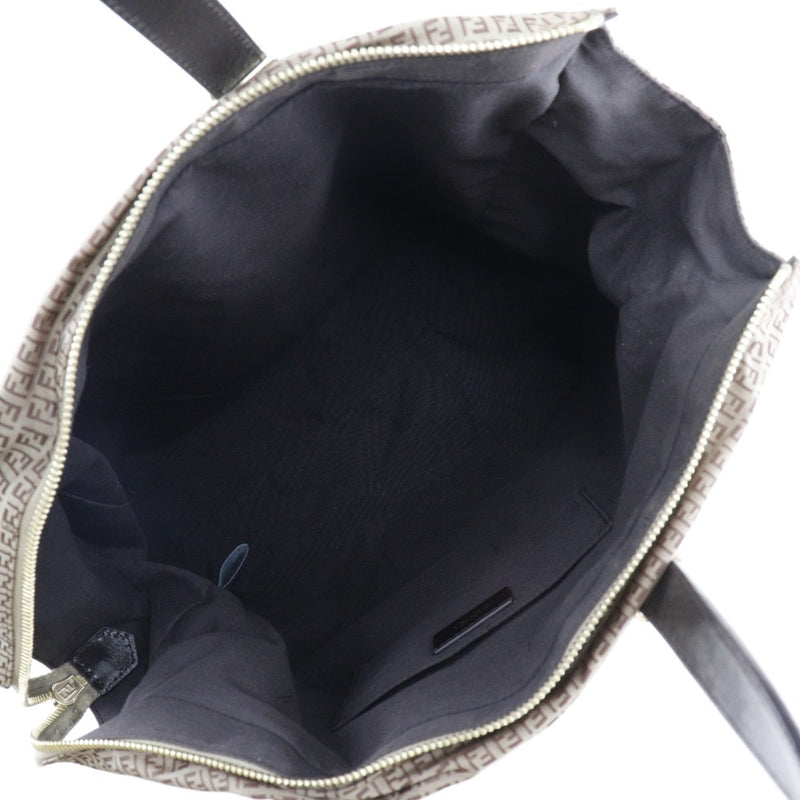[FENDI] Fendi 
 Microsckey Tote Bag 
 Nylon x calf tea fastener Micro Zucchini Ladies A-Rank