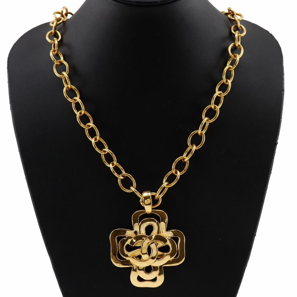 CHANEL】シャネル ココマーク ネックレス クロス ヴィンテージ