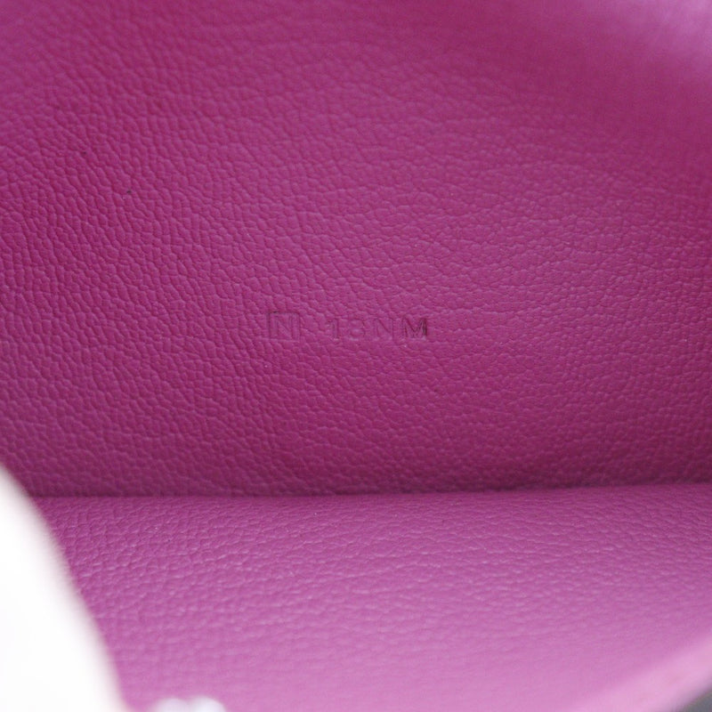 [헤르메스] 헤르메스 
 Beansfre 긴 지갑 
 구배 핑크/실버 브래킷 □ N- 구별 된 벨트 Beansufla Ladies A-Rank