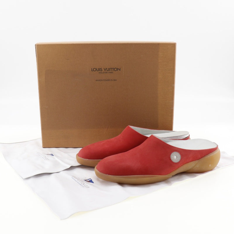 [Louis Vuitton] Louis Vuitton 
 Slip -on 
 LV Cup 2000 Nubuck x Rubber Red Ladies