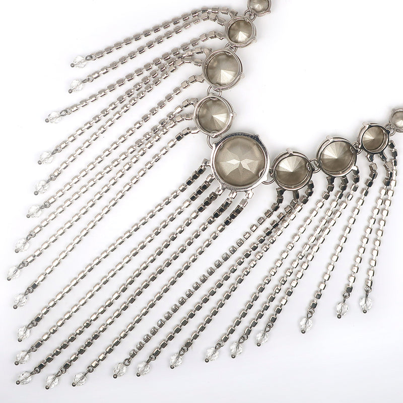 [MIUMIU] 미우미우 샹들리에 목걸이 
 5JC195