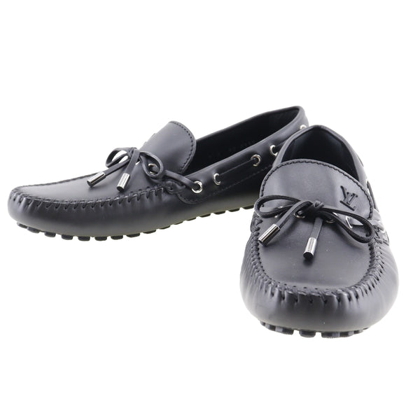 [Louis Vuitton]路易威登 
 驾驶鞋子便鞋 
 ND0133皮革黑色驾驶鞋男士A+等级