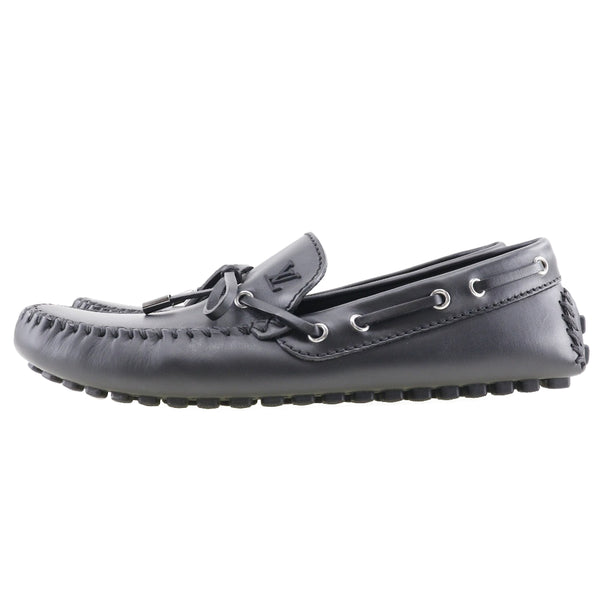 [Louis Vuitton]路易威登 
 驾驶鞋子便鞋 
 ND0133皮革黑色驾驶鞋男士A+等级