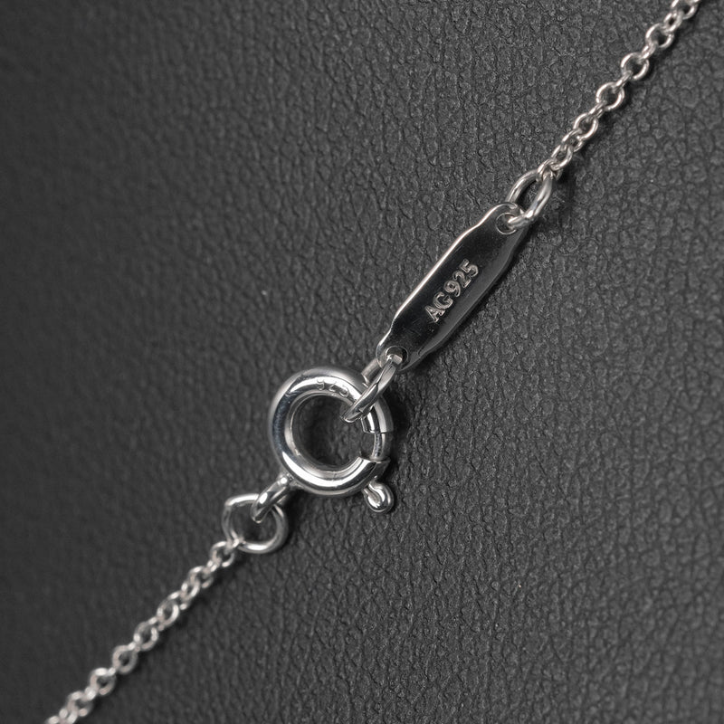 【TIFFANY&Co.】ティファニー
 ハート キー ネックレス
 シルバー925 ハート 約2.0g Heart key レディースAランク