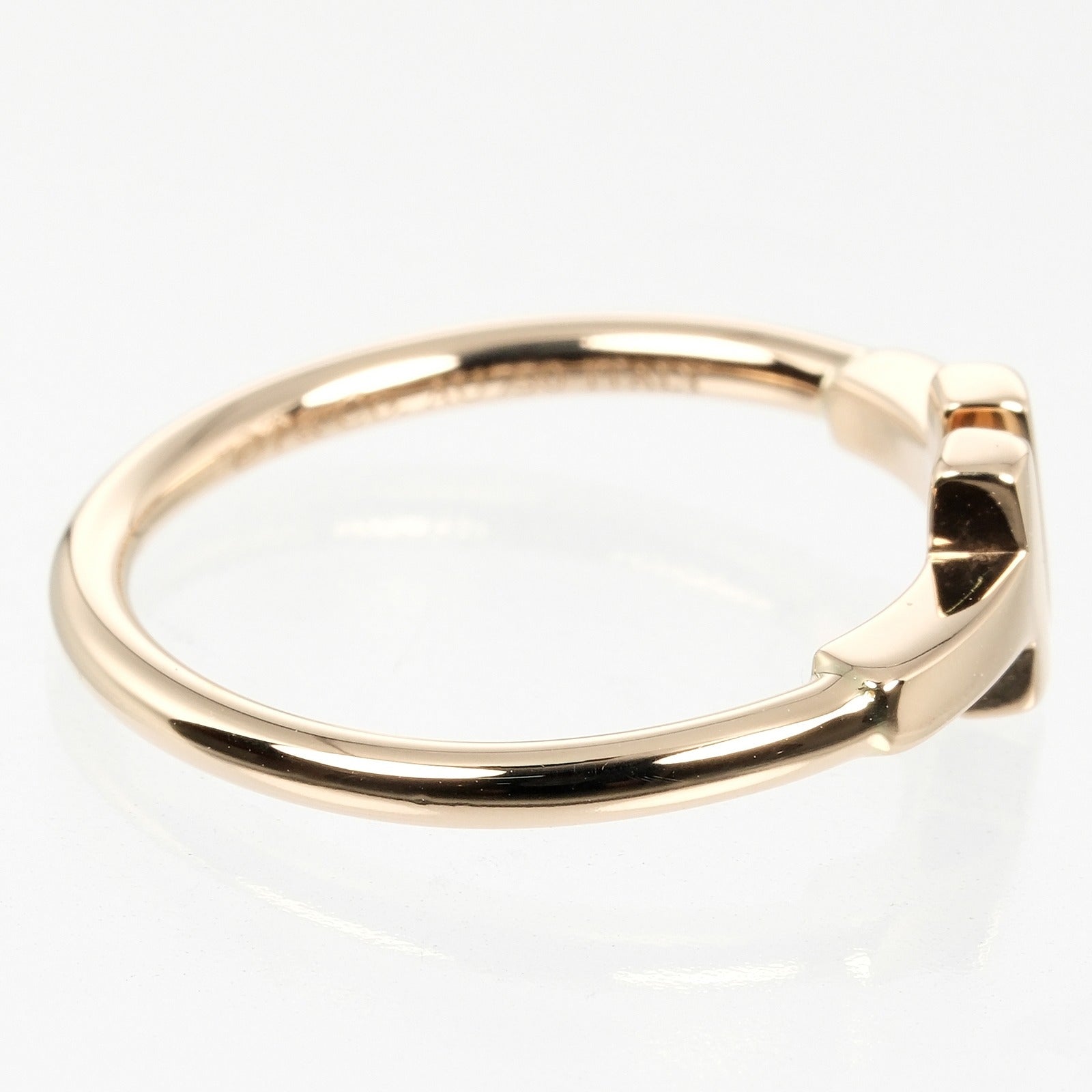 TIFFANY&Co.】ティファニー Tワイヤー 11号 リング・指輪 K18ピンク