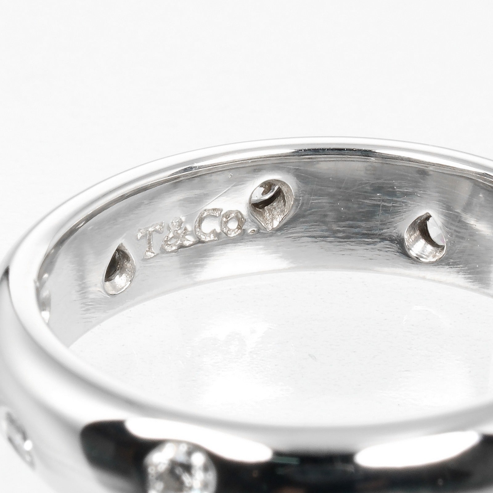 TIFFANY&Co.】ティファニー ドッツ 8号 リング・指輪 Pt950プラチナ
