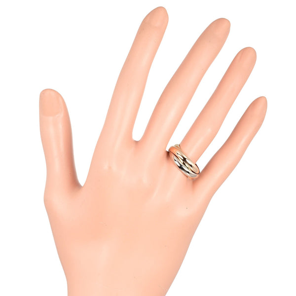 [Cartier] Cartier 
 Trinity Ring / anillo No. 16 
 18KOro x yg pg wg aproximadamente 11.88g Trinity Ladies un rango