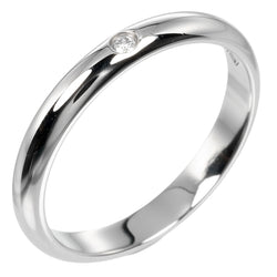 [Cartier] Cartier 1895 Weding No. 7 Anillo / anillo PT950 Platinum x Diamond aproximadamente 2.66g 1895 Ladies de bodas un rango