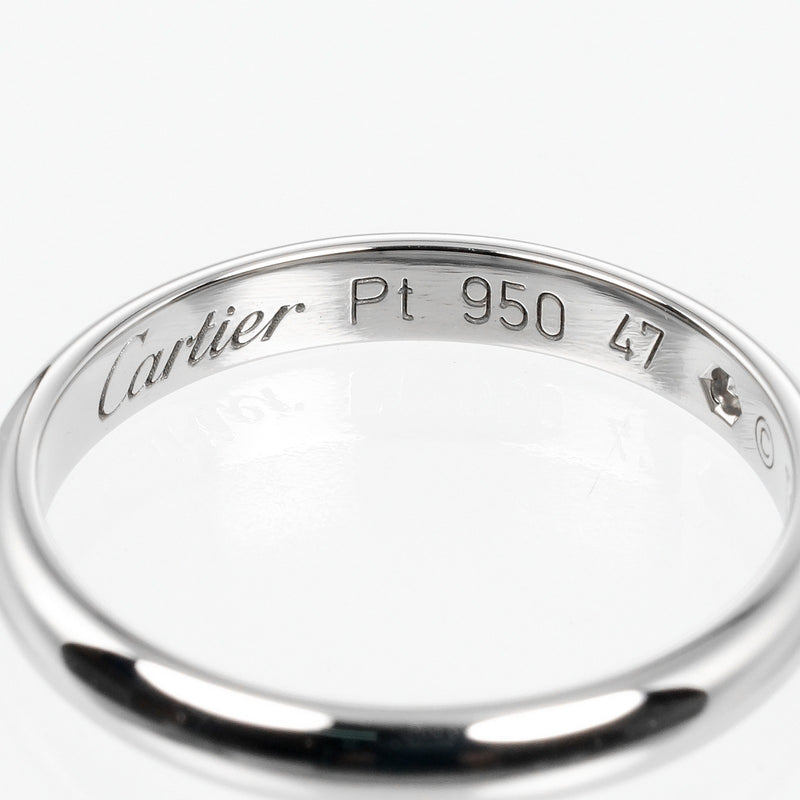 [Cartier] Cartier 1895 Weding No. 7 Ring / Ring PT950 Platinum X Diamond environ 2,66g 1895 MédIn Mesdames A Rank