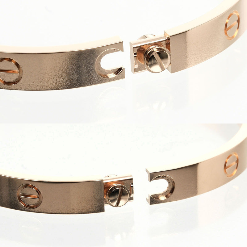 [Cartier] Cartier love Bracelet 18KRaspberry PinkGold x 4P Diamond about 32.81g Love Love Ladies A Rank