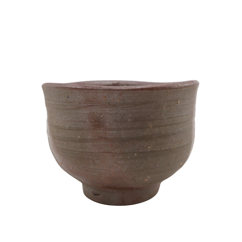 人間国宝 藤原雄 ぐい呑 備前焼 酒器 中古 古物 骨董 19.02.27-1. 人間国宝 藤原雄 ぐい呑 備前焼 酒器 中古 古物 骨董 19.02.27-1